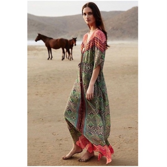 Anthropologie Dresses & Skirts - Anthropologie Vanessa Virginia Caftan Maxi Dress S